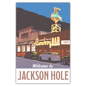 Bem-vindo ao cartão postal de Jackson Hole