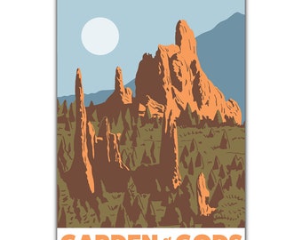 Garden of the Gods Postcard