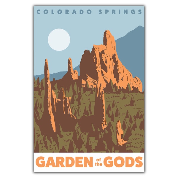 Garden of the Gods Postcard