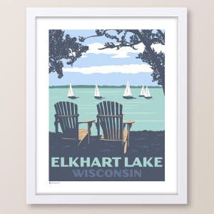Elkhart Lake Wisconsin Print