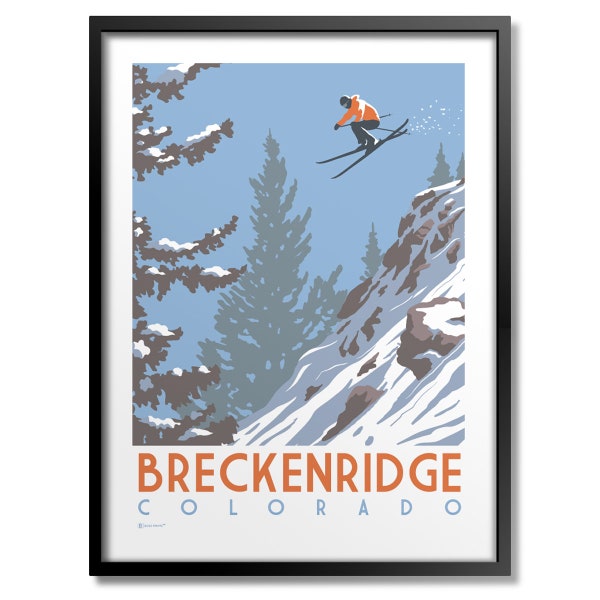 Breckenridge Catching Air Print