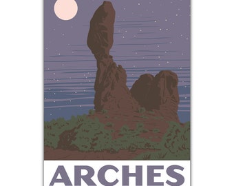 Arches National Park Balanced Rock Postcard
