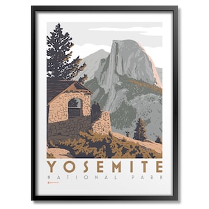 Yosemite National Park Half Dome Print