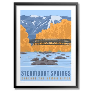 Steamboat Springs Yampa River Print