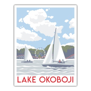 Lake Okoboji Magnet/Sticker