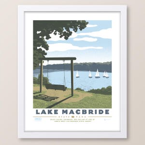 Lake MacBride State Park Print