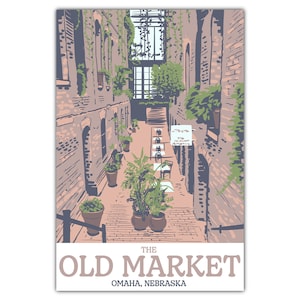 Omaha Old Market Postkarte