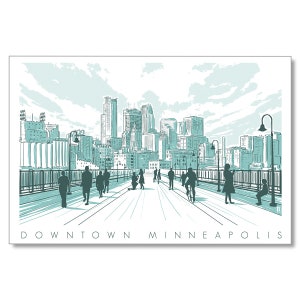 Carte postale Centre-ville de Minneapolis