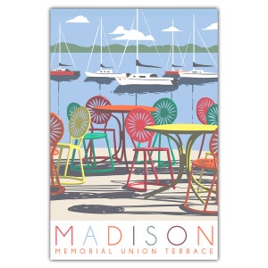 Madison Erinnerungs-Gewerkschaft-Terrasse-Postkarte