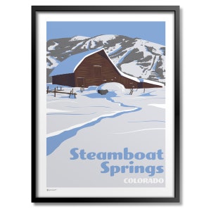 Steamboat Springs Barn Print