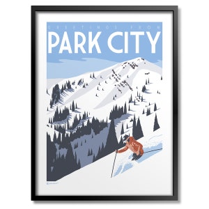 Greetings From Park City Print