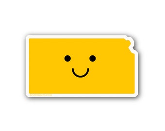 Naklejka Smiley Face Kansas