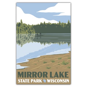 Cartolina del Mirror Lake State Park