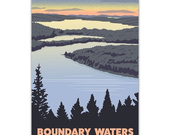 Boundary Waters Overlook Postcard