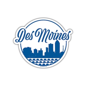 Des Moines Hometown Magnet/Sticker