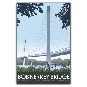 Cartão postal da ponte Bob Kerrey