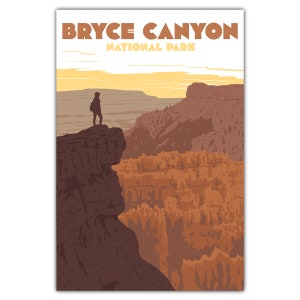 Cartolina panoramica del Bryce Canyon National Park Sunset Point