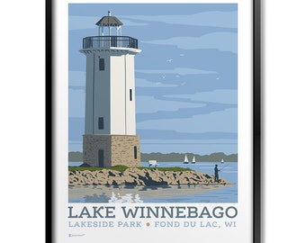 Lake Winnebago Lakeside Park Print