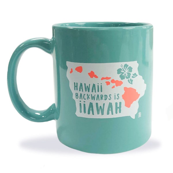 Hawaii Backwards is Iiawah Mug