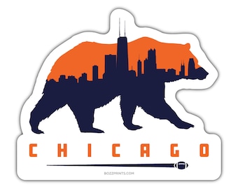 Chicago Football Sticker/Magnet