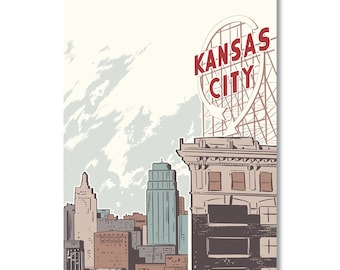 Kansas City Crossroads Postcard