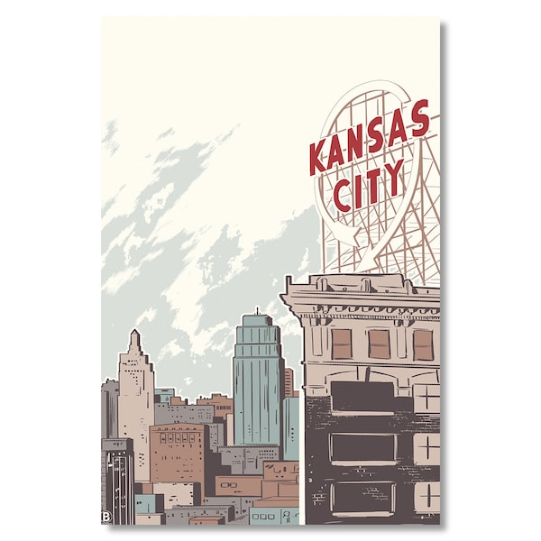 Kansas City Crossroads Postcard