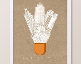 Kansas City Icons Print