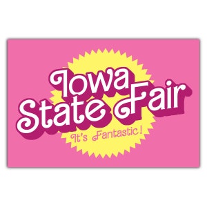 Fiera dello Stato dell'Iowa È una cartolina fantastica