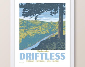 Explore the Driftless Print
