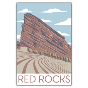 Postal de Red Rocks, Colorado