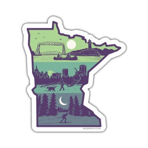 Layers of Minnesota Magnet/Sticker
