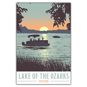 Postal del lago de Ozarks Cove