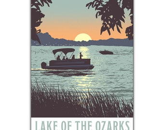 Lake of the Ozarks Cove - Missouri Postcard