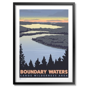 Boundary Waters Overlook Print