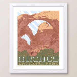 Arches National Park Double Arches Utah Print