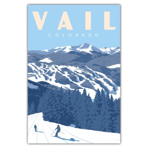 Ski Vail Postkarte