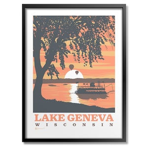 Print op het meer van Genève