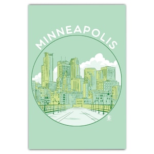 Minneapolis Circle Postcard