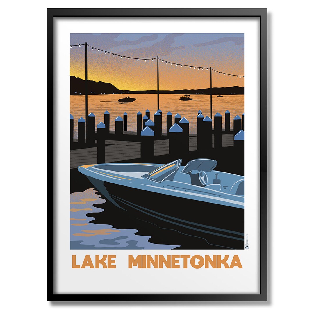 Lake Minnetonka Sunset Print - Etsy