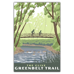 Carte postale Clive Greenbelt Trail