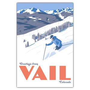 Carte postale Salutations de Vail