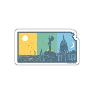 Layers of Kansas Magnet/Sticker