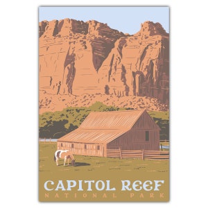 Carte postale Fruita Barn Parc national de Capitol Reef