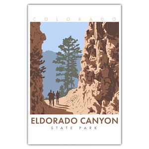 Eldorado Canyon - Cartolina del parco statale del Colorado