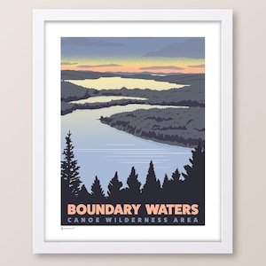 Boundary Waters Overlook Minnesota Print