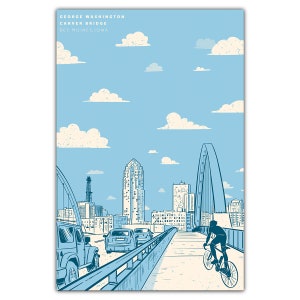 Carte postale Pont bleu des Moines