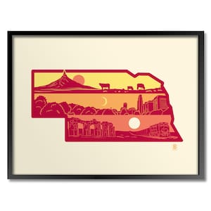 Layers of Nebraska Art Print