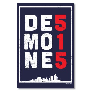 Des Moines 515 Postcard