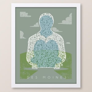 Des Moines Sculpture Print