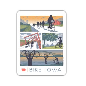 Bike Iowa Magnet/Sticker